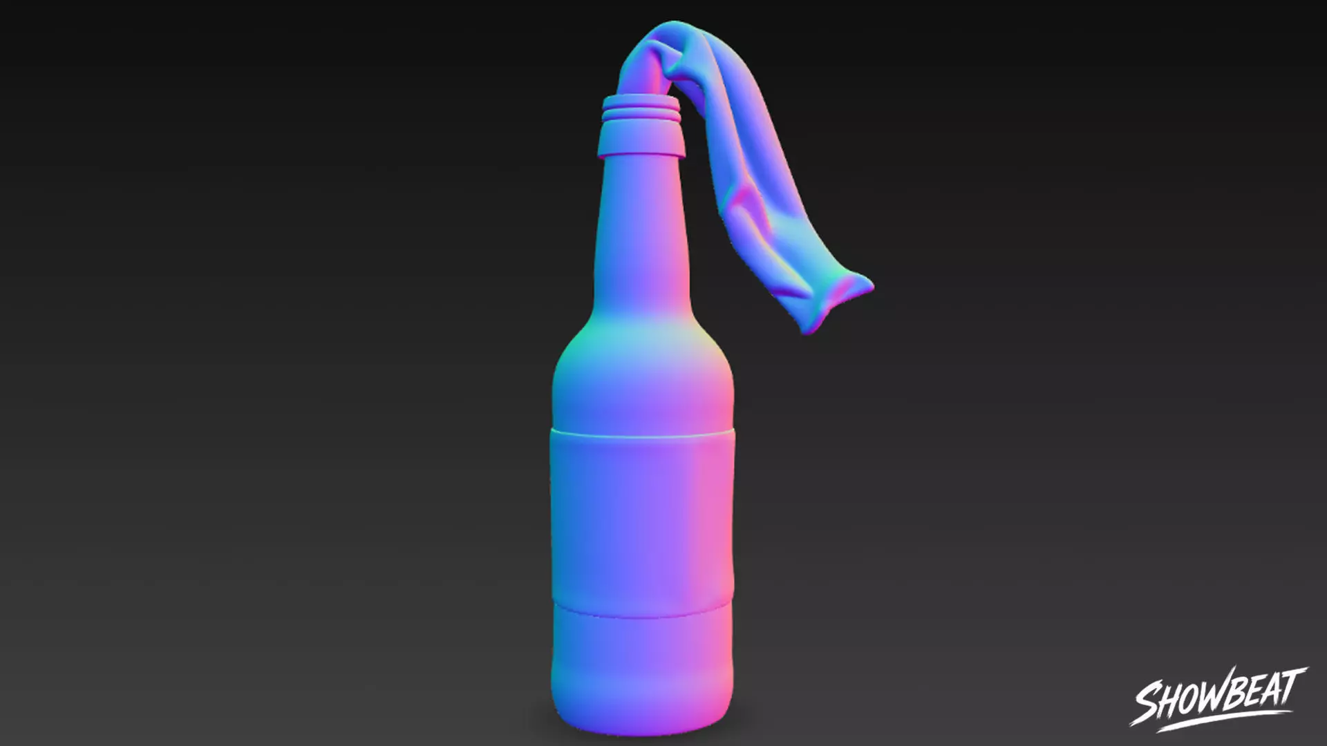 Molotov Plain Low-poly 3D model_5