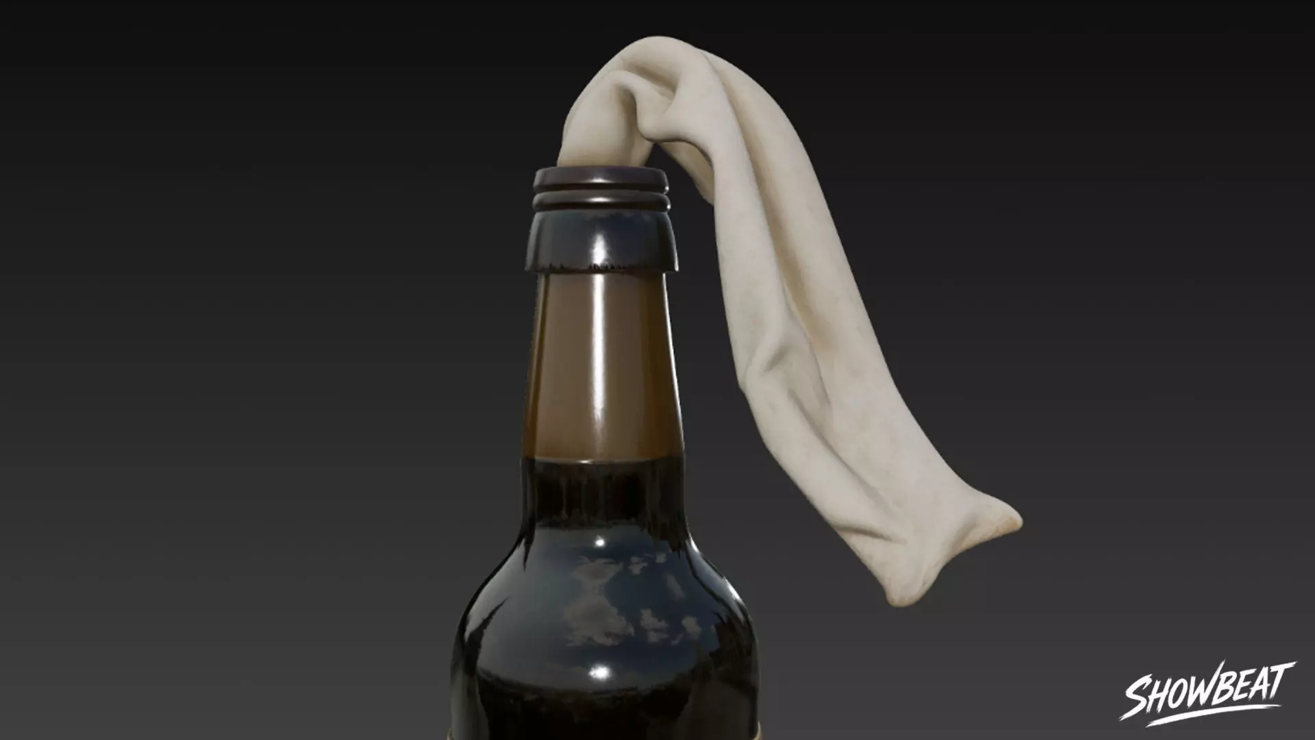 Molotov Plain Low-poly 3D model_4