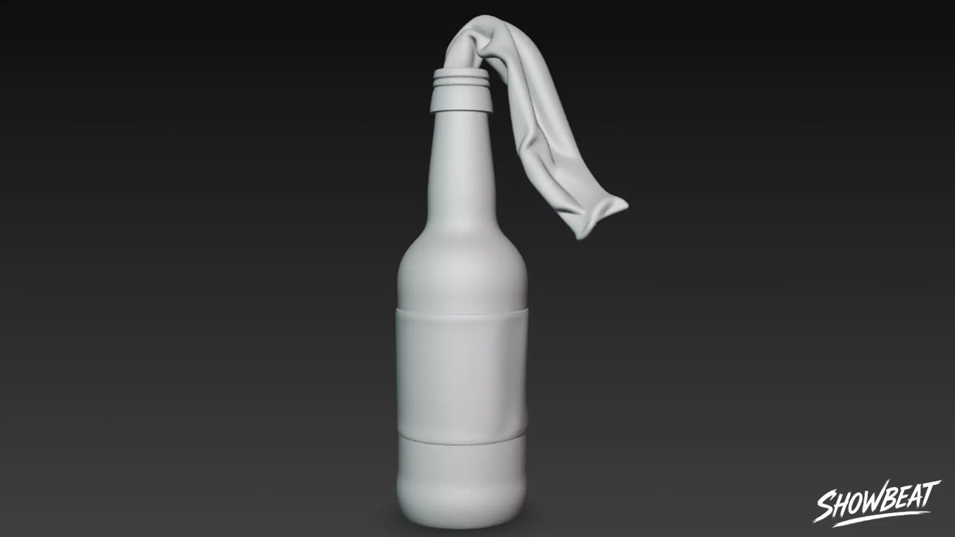 Molotov Plain Low-poly 3D model_6