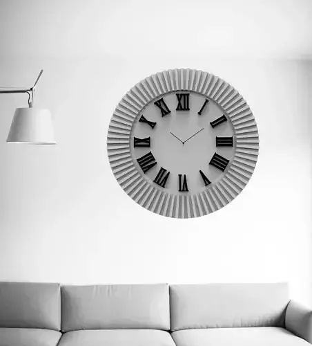 Wall clock 60 cm 