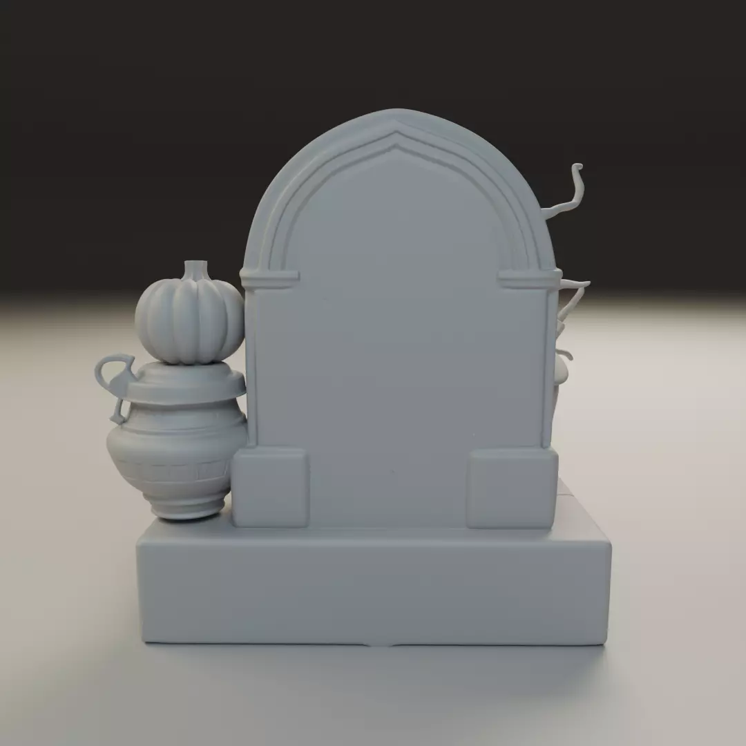 halloween diorama 3D print model_5