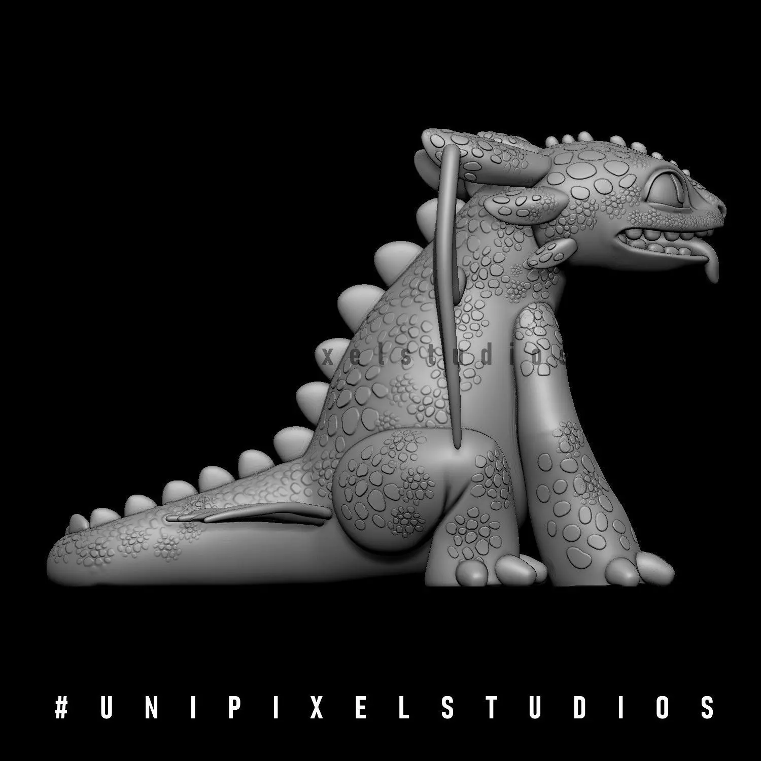  Toothless Dragon Fan art STL 3D print model_7