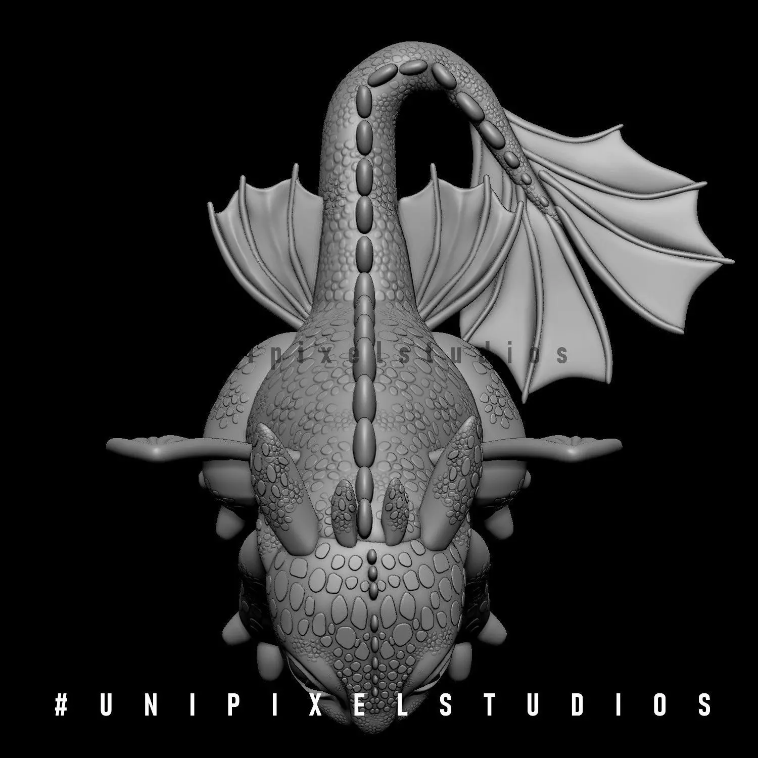  Toothless Dragon Fan art STL 3D print model_9