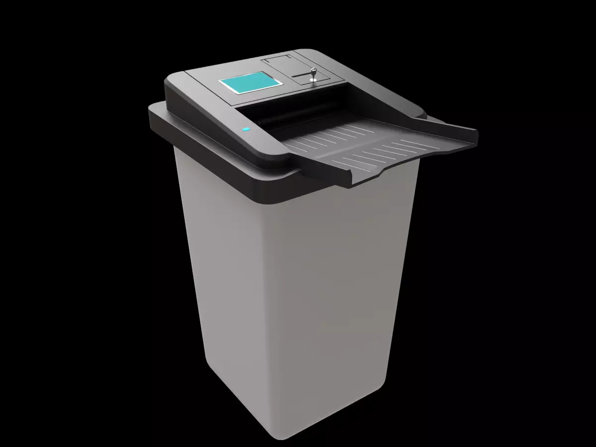 Electronic Voting Machine 3D model_2