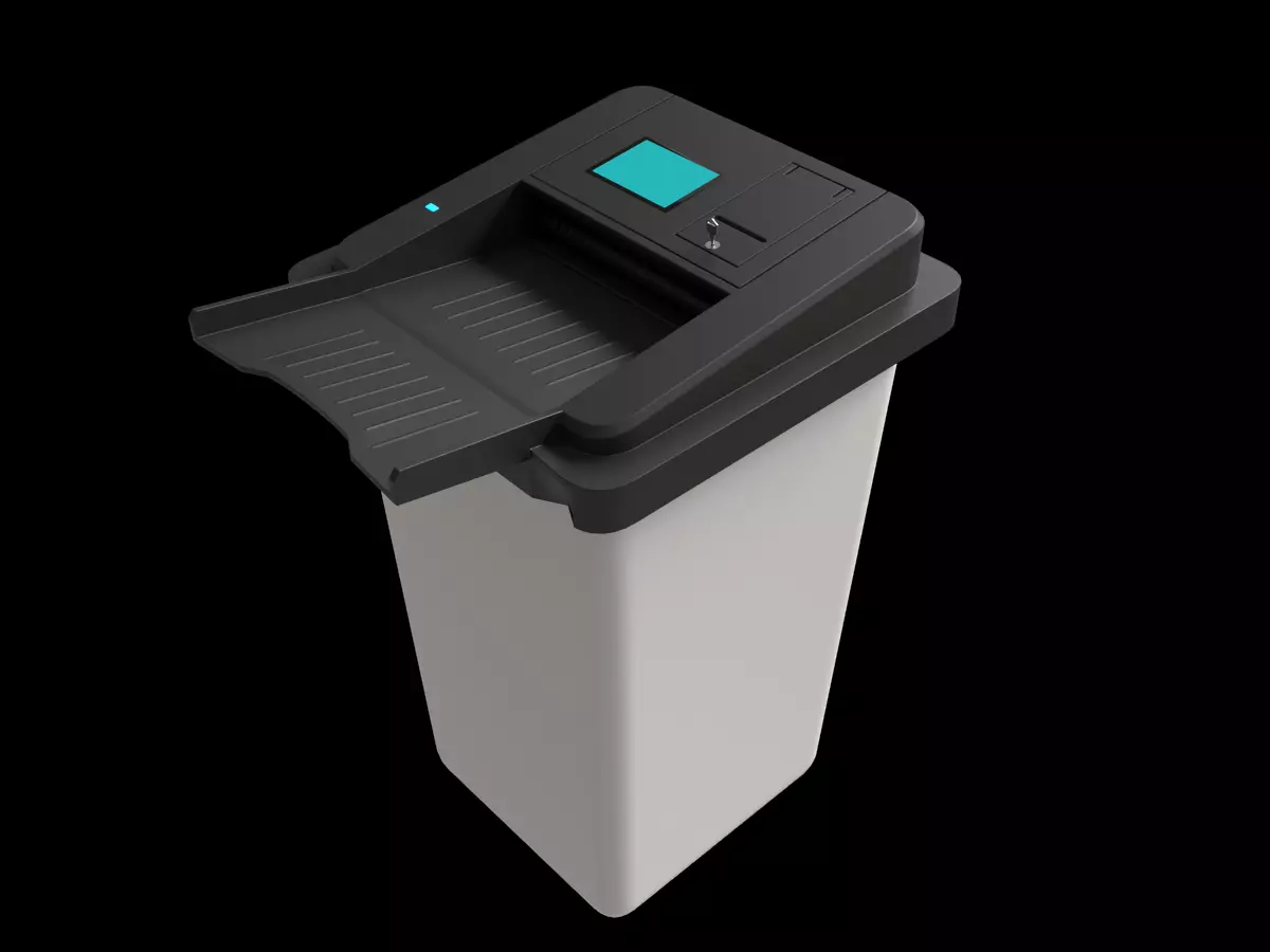 Electronic Voting Machine 3D model_1