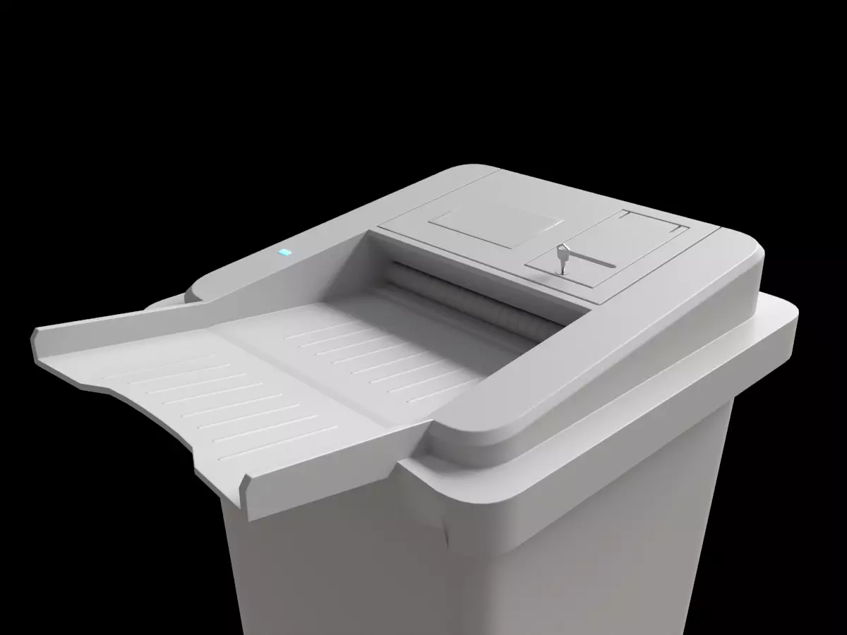 Electronic Voting Machine 3D model_3