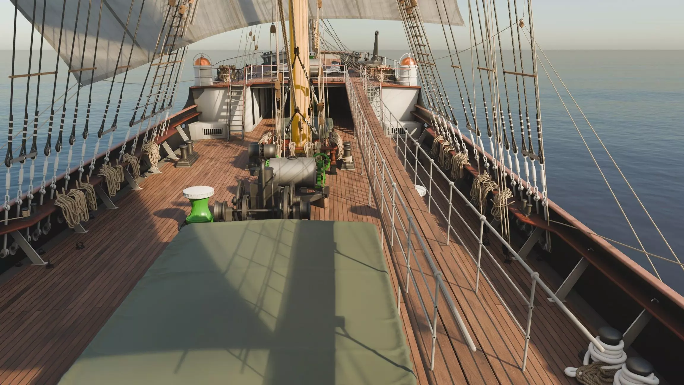 Sailing ship - Peking Hamburg 3D model_11