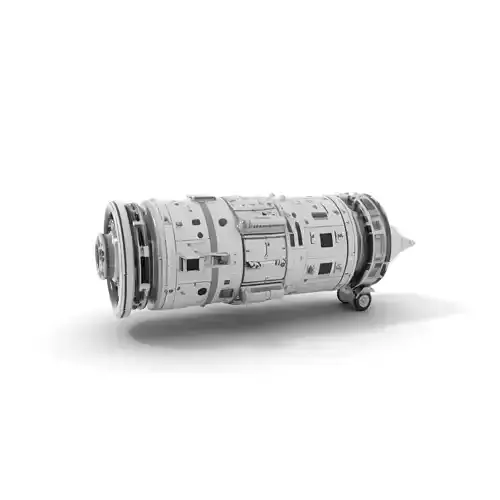 Futuristic Spacecraft Engine model pack Low-poly 3D model