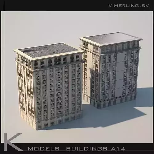 Building pack A 3D model 2