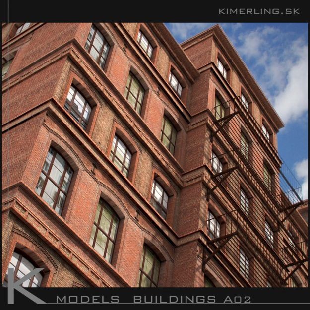 Building pack A 3D model_4