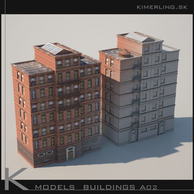 Building pack A 3D model_5