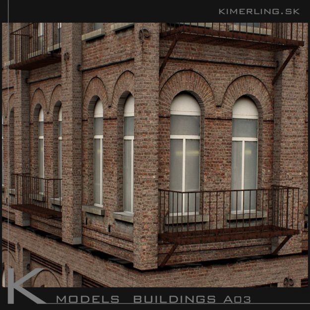 Building pack A 3D model_6