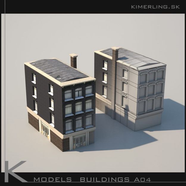 Building pack A 3D model_9