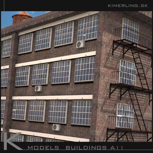 Building pack A 3D model_22