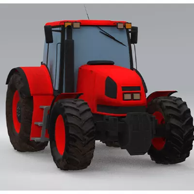 Tractor 3D model_0