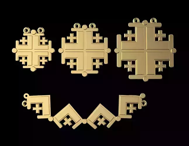 Cross Of Knightly Order Of The Holy Sepulcher Of Jerusalem