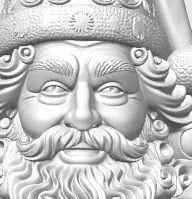 Bust of Saint Nicholas  The Wise Guardian of Winter 3D Model 3D print model_1