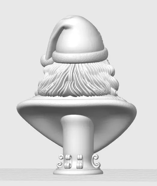 Bust of Saint Nicholas  The Wise Guardian of Winter 3D Model 3D print model_21