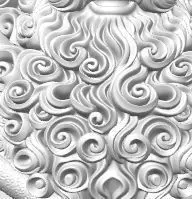 Bust of Saint Nicholas  The Wise Guardian of Winter 3D Model 3D print model_27