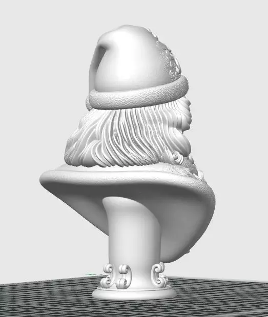 Bust of Saint Nicholas  The Wise Guardian of Winter 3D Model 3D print model_20