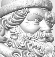 Bust of Saint Nicholas  The Wise Guardian of Winter 3D Model 3D print model_28