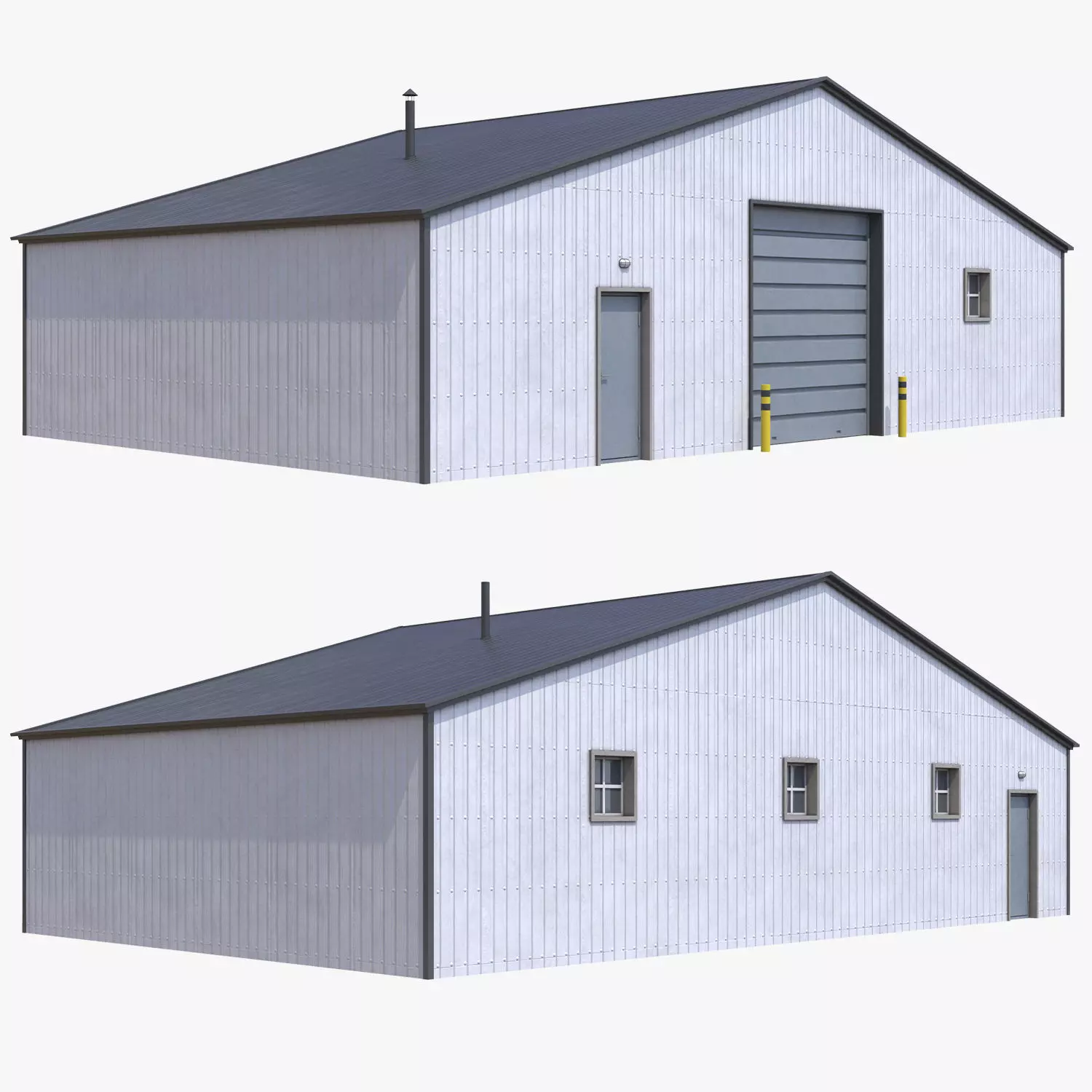 Farm Building 22 PBR Low-poly 3D model