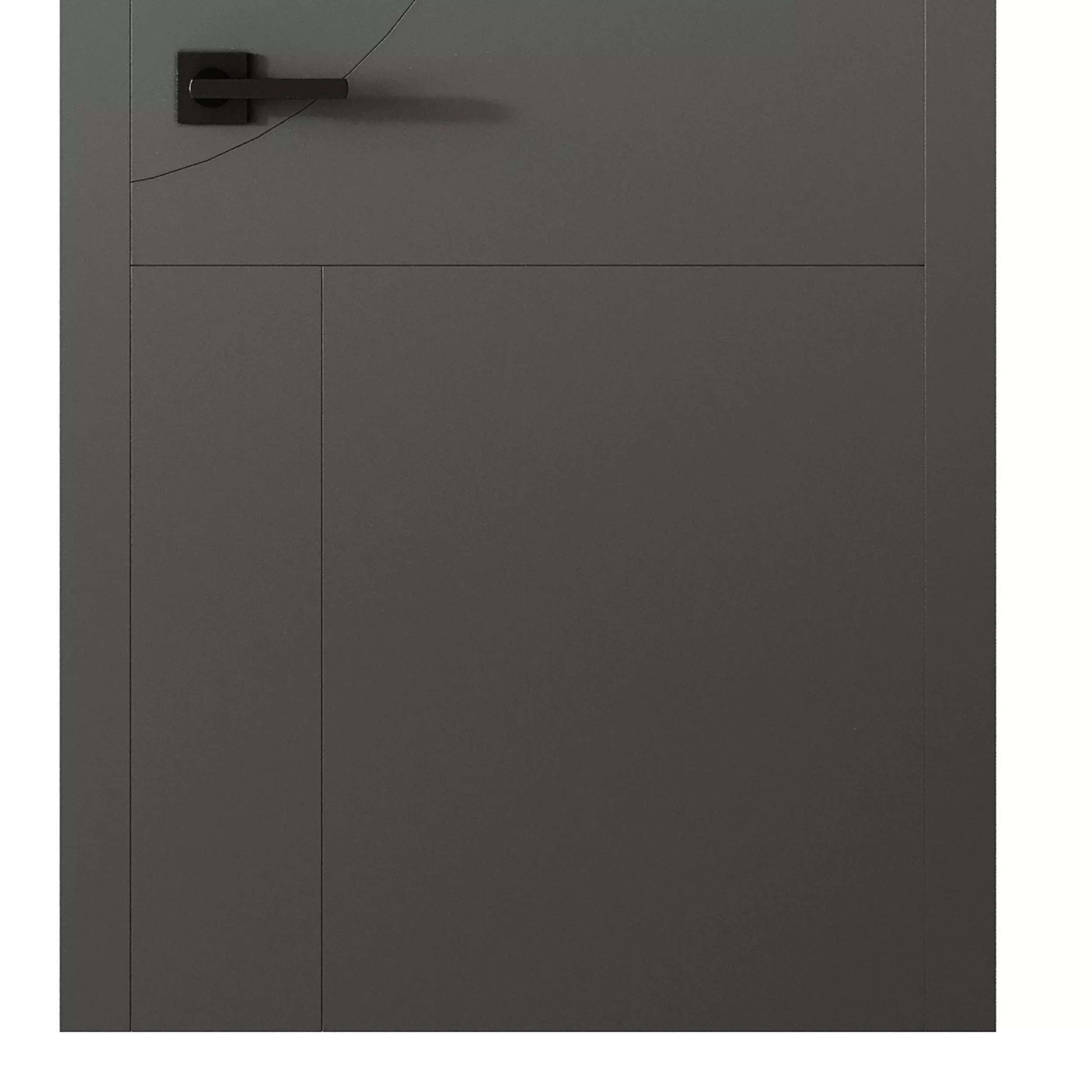 Modern Flush Interior Door 16 3D model_9