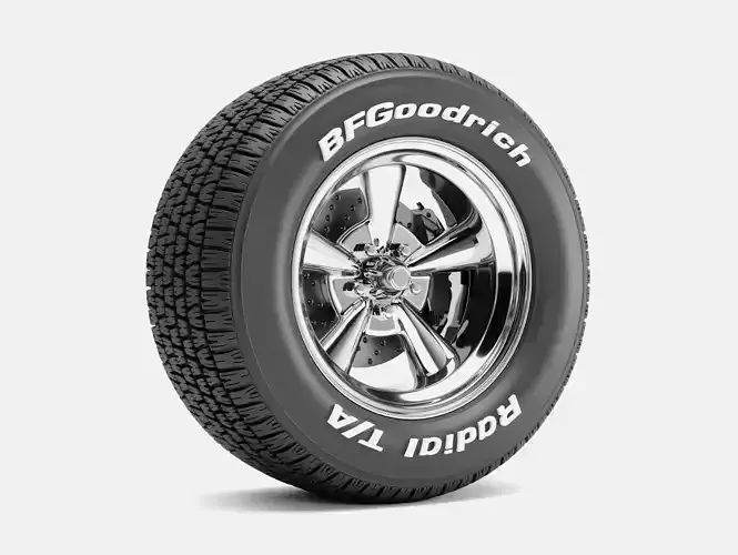 15x10 Pacer Supreme Wheel BFGoodrich Radial Tire