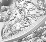 Rococo Elf Bust The Joyful Elegance of Christmas 3D print model_26