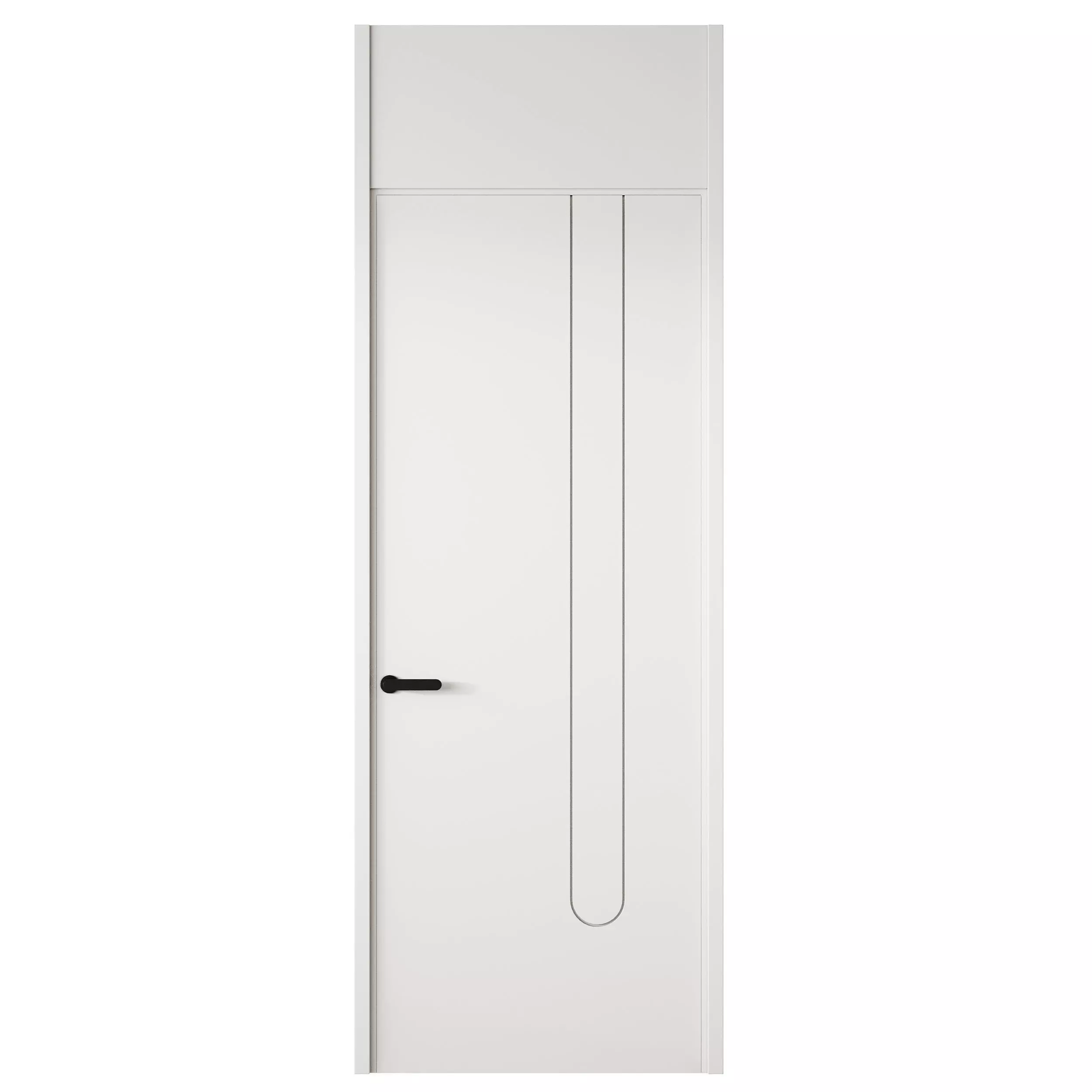 Modern Interior Door 19 3D model_2