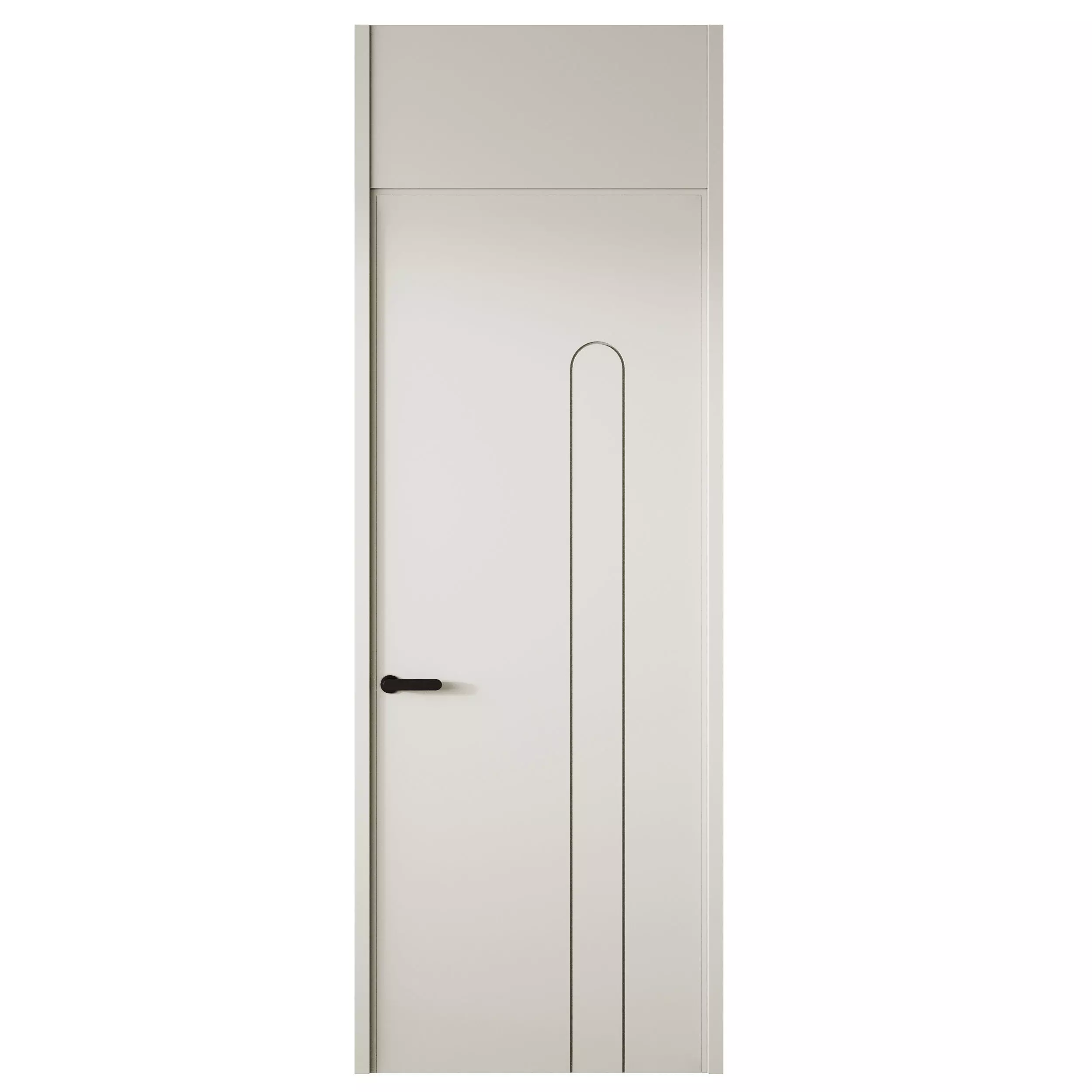 Modern Interior Door 19 3D model_7