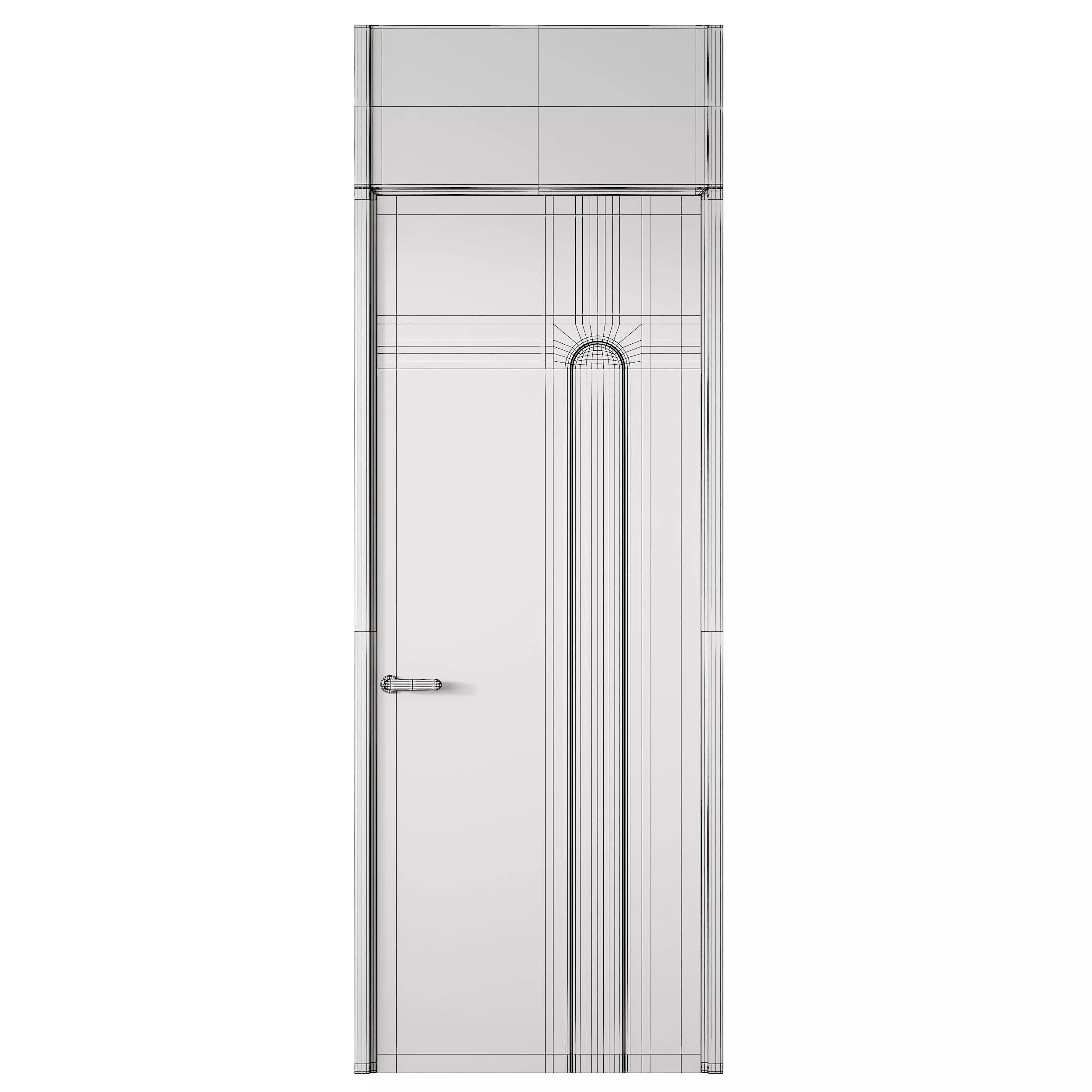 Modern Interior Door 19 3D model_14