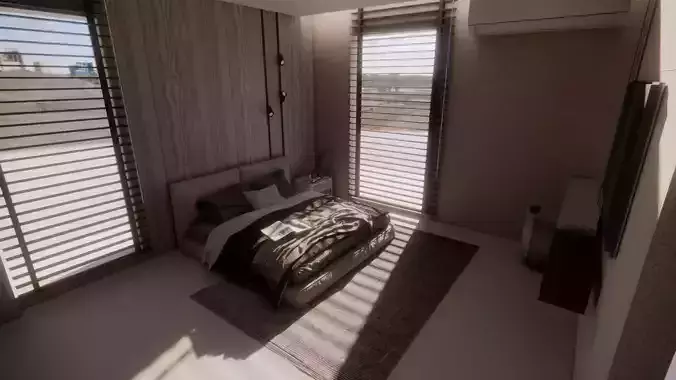 Modern Desert Penthouse  Natural Materials and  Clean Design