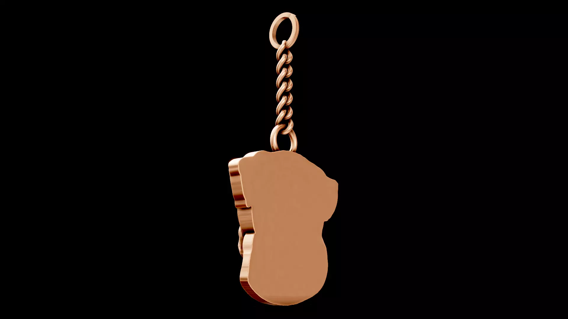 Dog Key Holder 3D print model_4