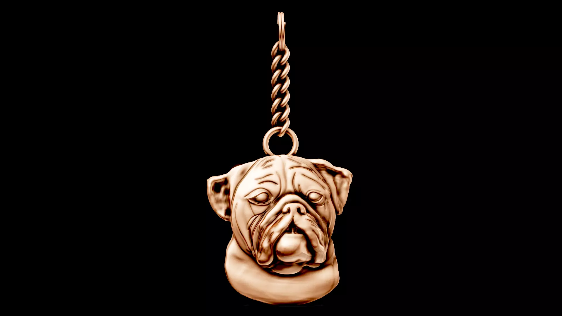 Dog Key Holder 3D print model_0
