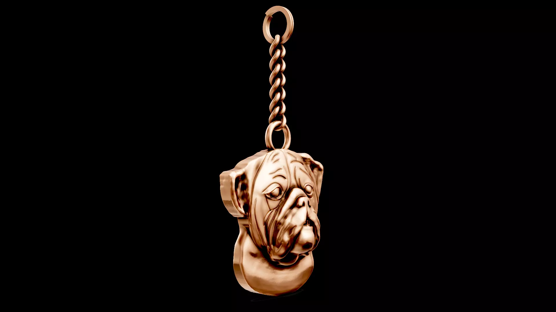 Dog Key Holder 3D print model_1