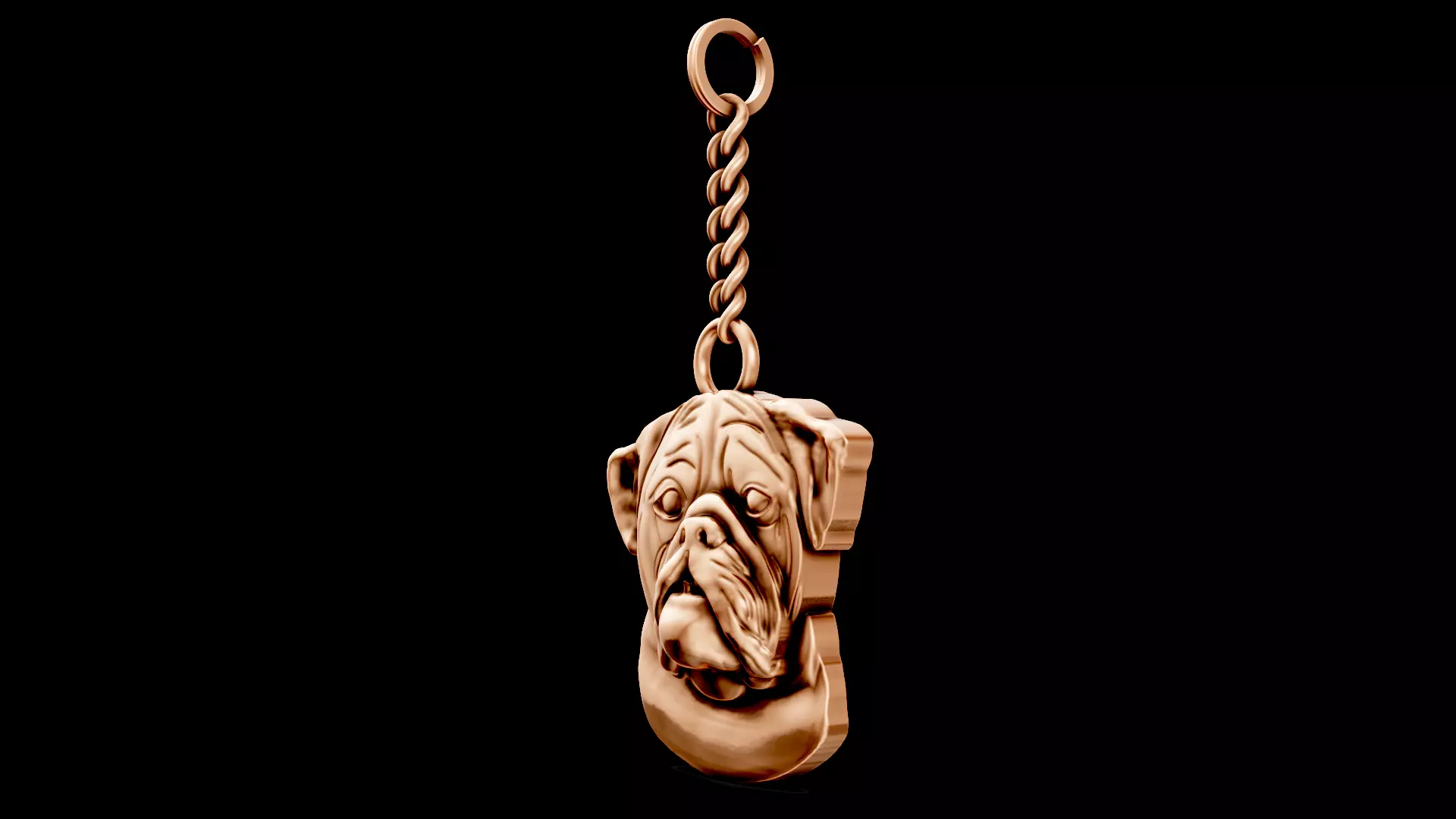 Dog Key Holder 3D print model_2