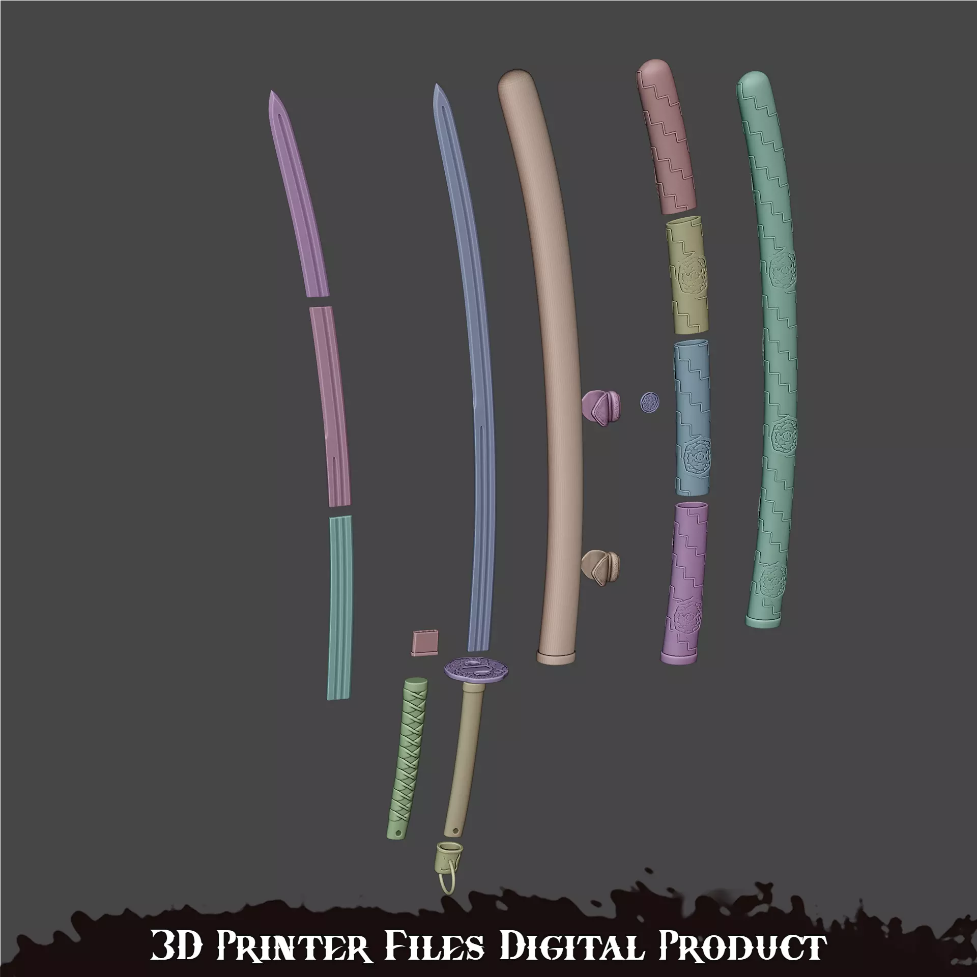 Scared Blade Cosplay Silent Hill F 3D print model_4