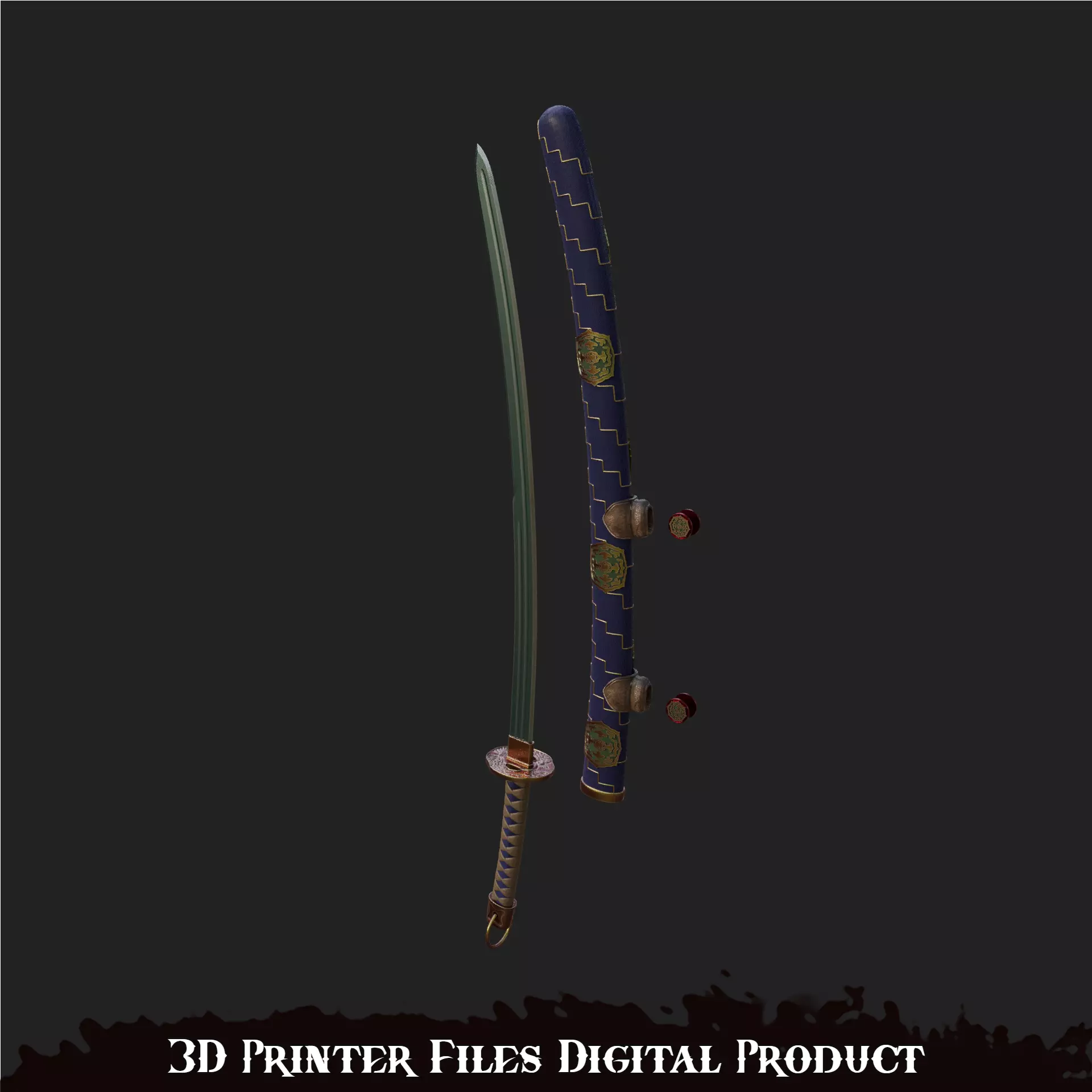 Scared Blade Cosplay Silent Hill F 3D print model_3