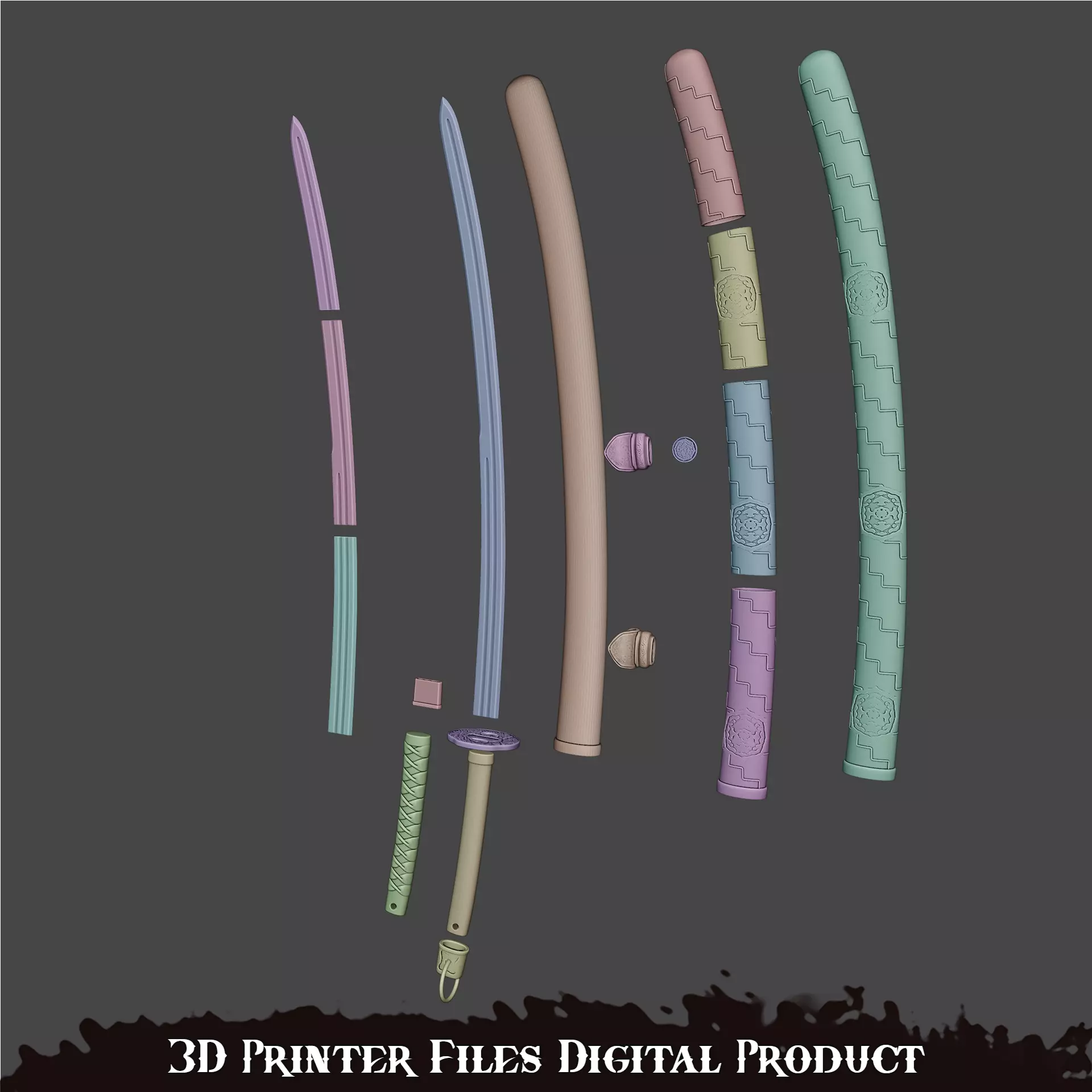 Scared Blade Cosplay Silent Hill F 3D print model_6