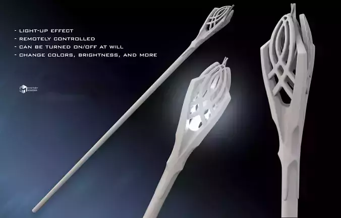Gandalf the White Light up staff