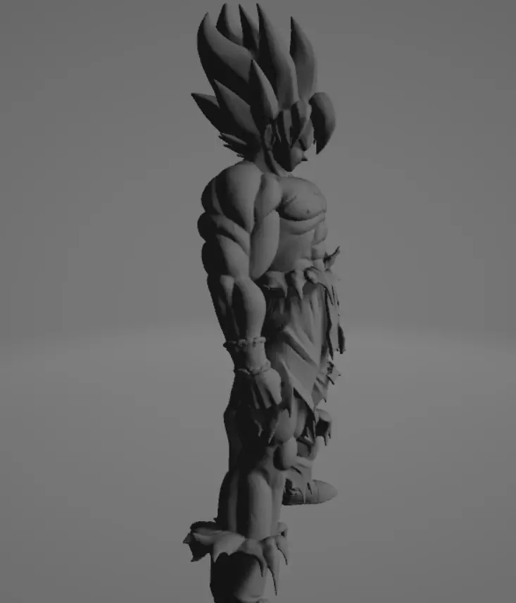 Goku Super Saiyan Free 3D print model_7