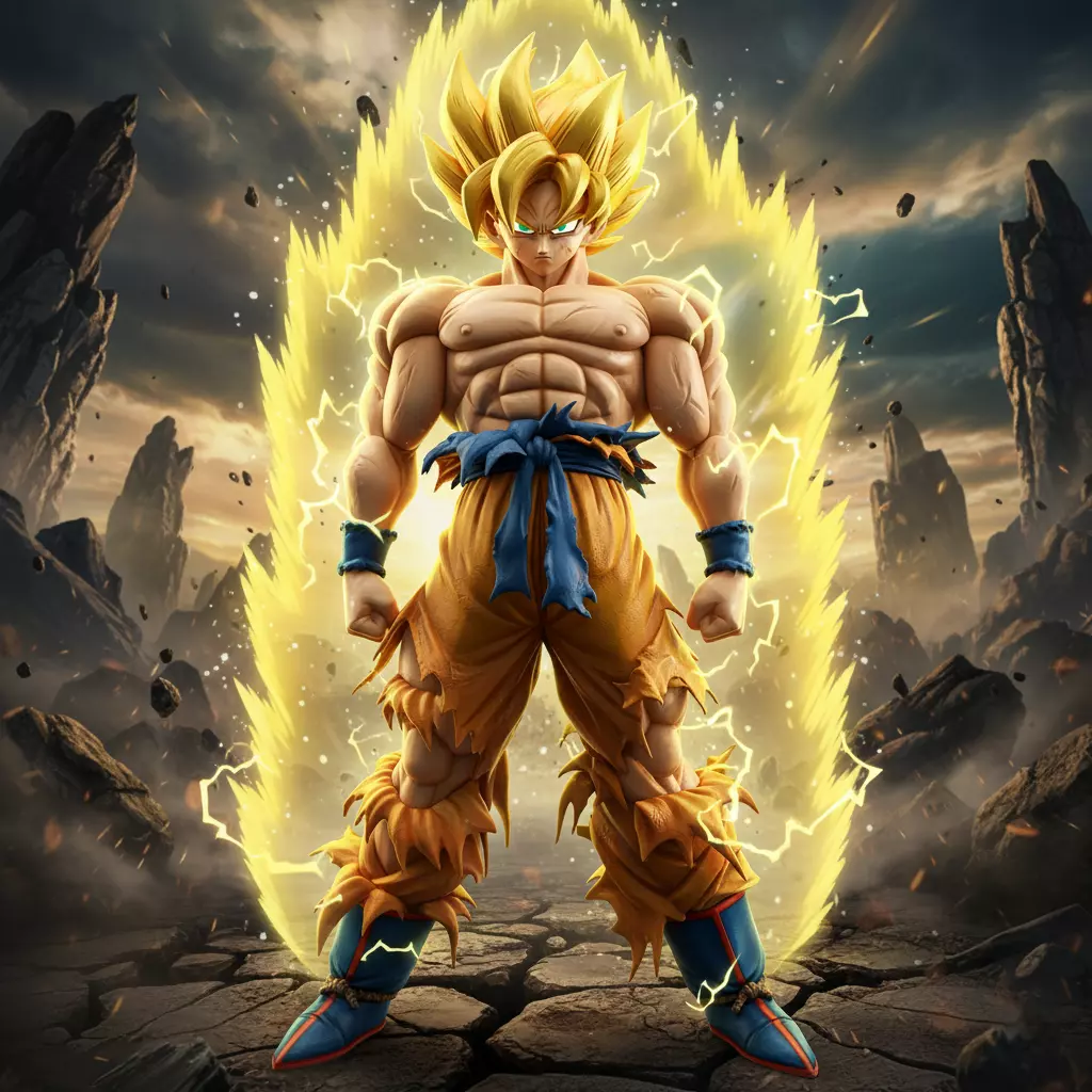 Goku Super Saiyan Free 3D print model_0