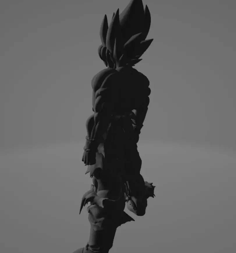 Goku Super Saiyan Free 3D print model_5