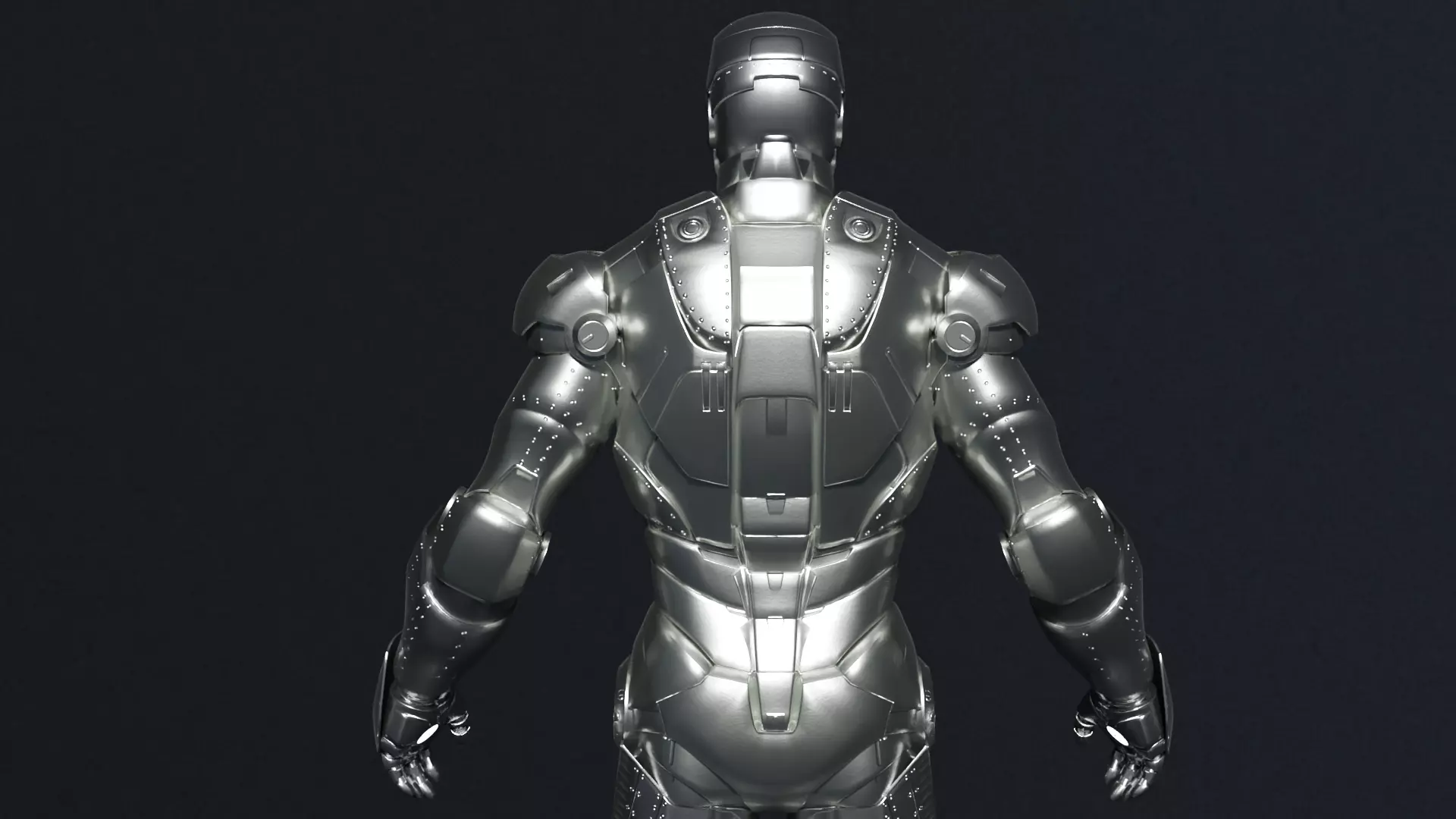 Ironman mark II 3D model_5