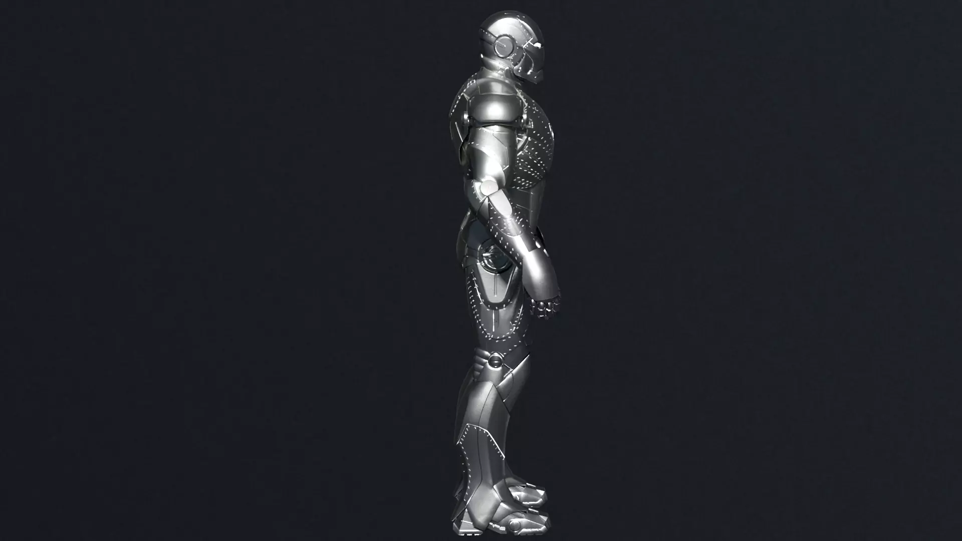 Ironman mark II 3D model_2