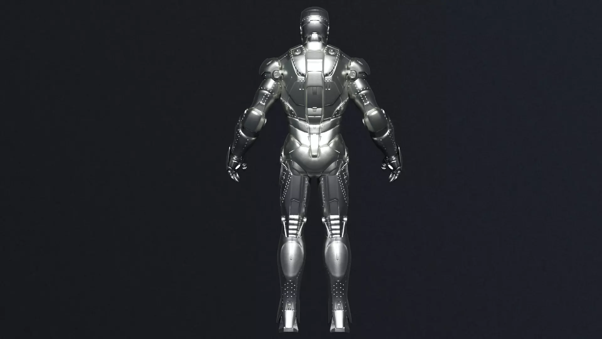 Ironman mark II 3D model_4