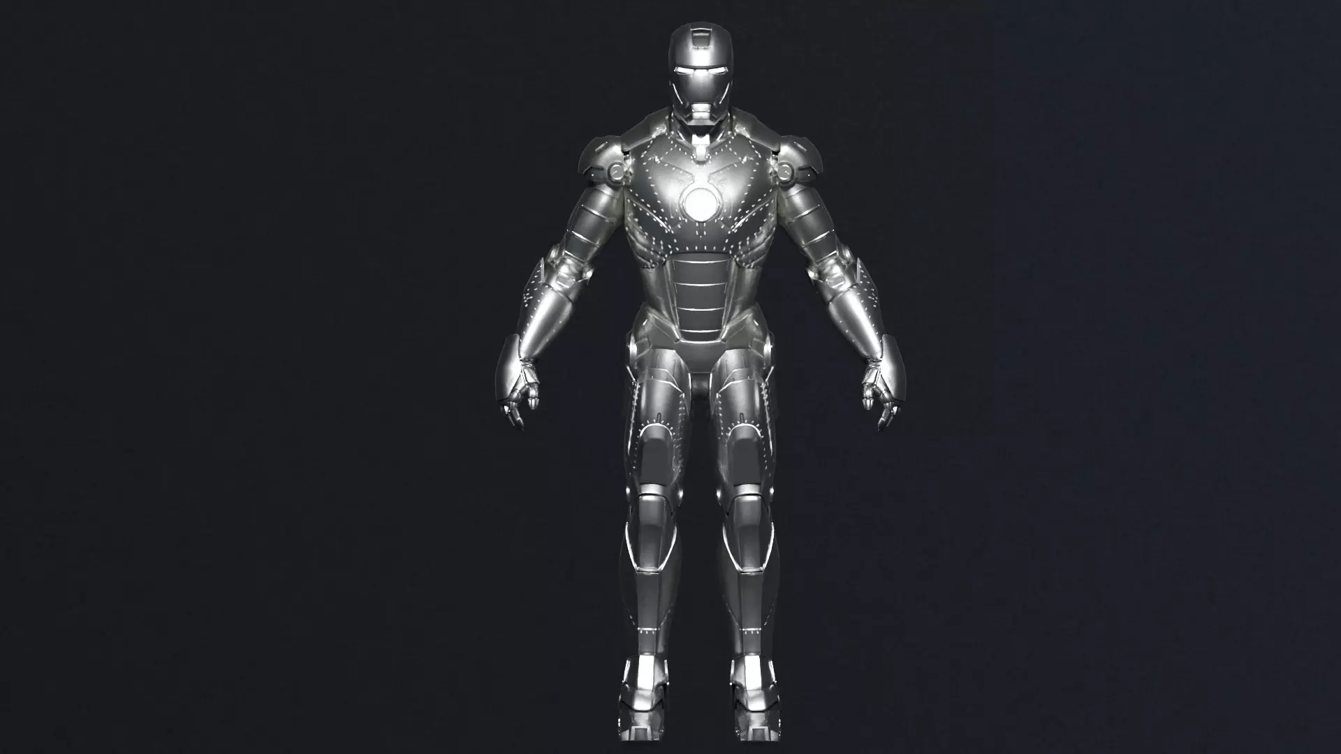 Ironman mark II 3D model_0