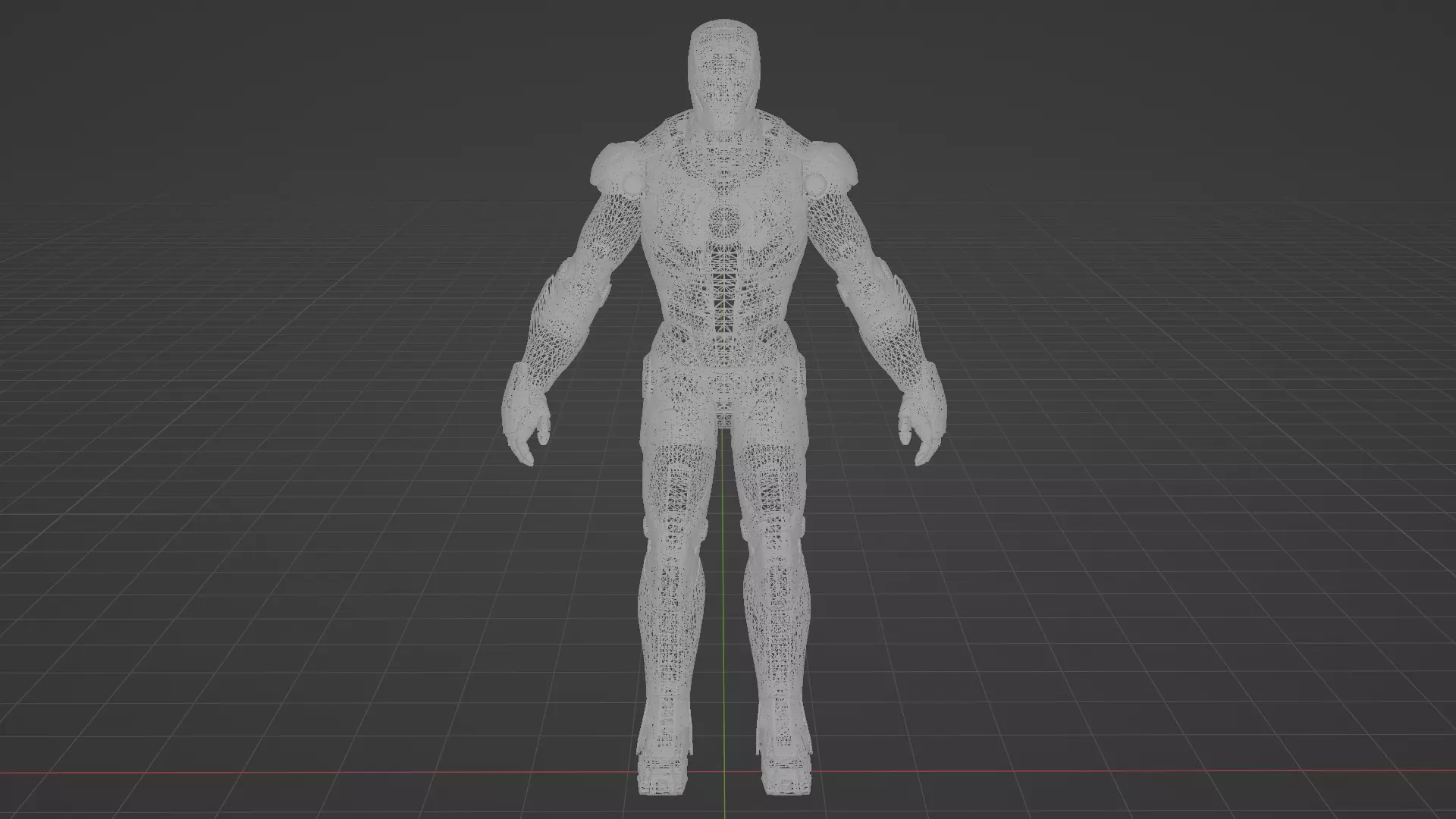 Ironman mark II 3D model_6