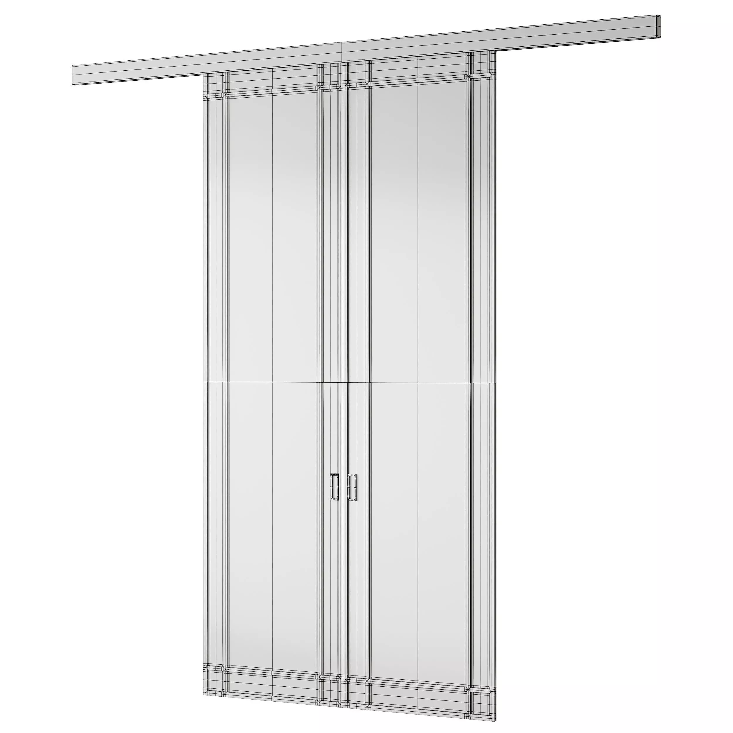 Partition Door Minoli Split 57 3D model_13